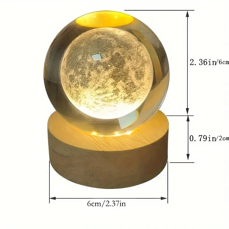 Lampada Da Tavolo Lampada Stereo 3D Luce Notturna